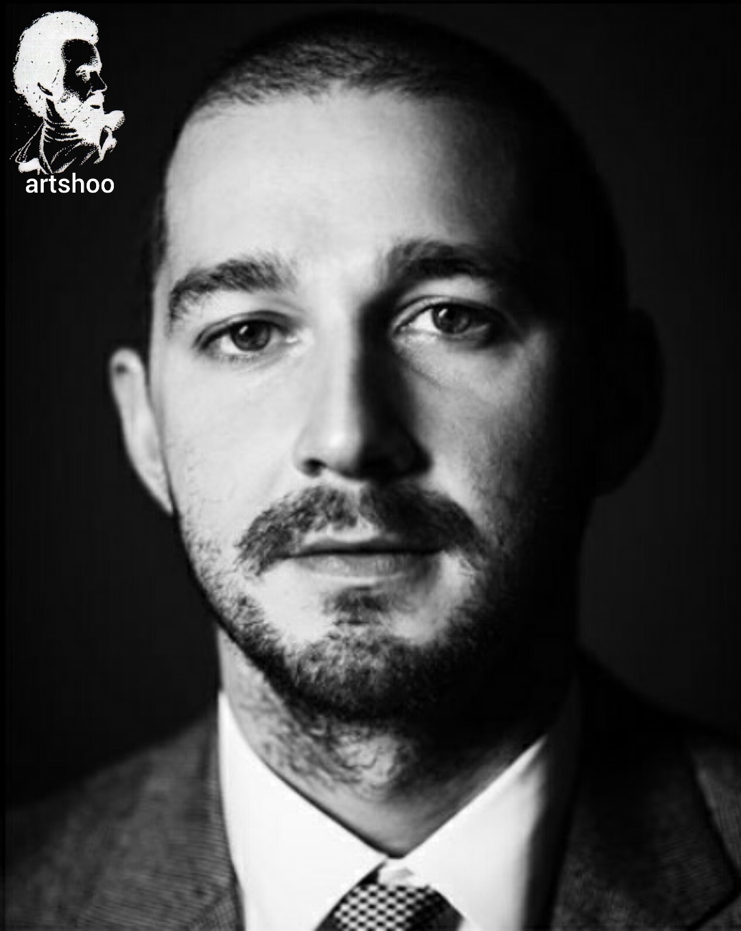 مدل پرتره سیاه قلم